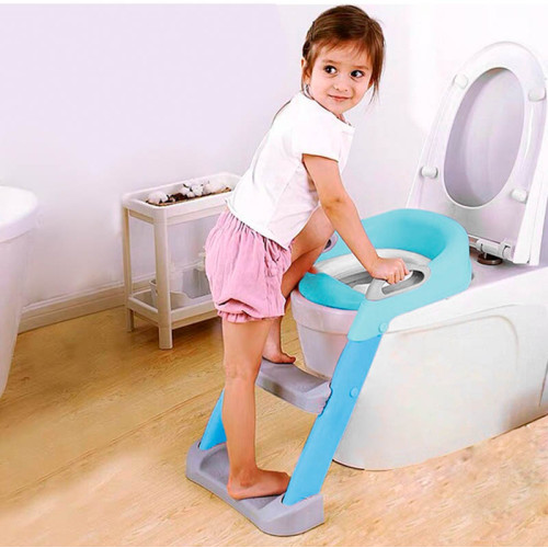 Дитяче сидіння на унітаз Babyhood зі сходами та ручками (BB071) — 23262 Дитяче сидіння на унітаз Babyhood зі сходами та ручками (BB071) — 23262