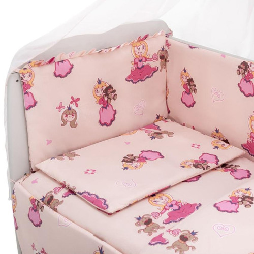 Детская постель Babyroom Gold RG-08 "Принцесса с собачкой" бежевый — 18541 Детская постель Babyroom Gold RG-08 "Принцесса с собачкой" бежевый — 18541