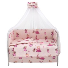 Дитяча постіль Babyroom Gold RG-08 "Принцеса з собачкою" бежевий 