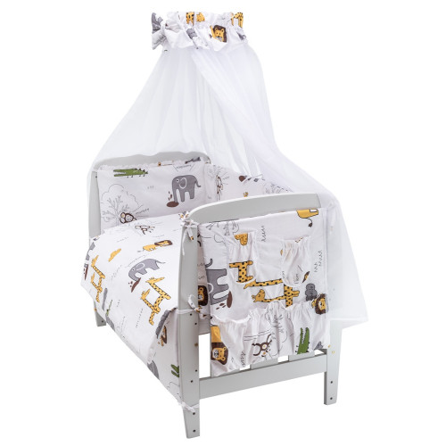 Дитяча постіль Babyroom Gold RG-08 "Сафарі" білий — 18567 Дитяча постіль Babyroom Gold RG-08 "Сафарі" білий — 18567