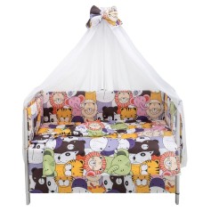 Дитяча постіль Babyroom Gold RG-08 "Великі звірята"