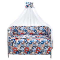 Дитяча постіль Babyroom Gold RG-08 "Різнокольорові ведмедики"