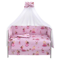 Детская постель Babyroom Gold RG-08 "Принцесса с собачкой" розовый