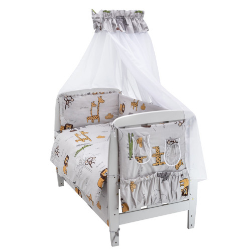 Дитяча постіль Babyroom Gold RG-08 "Африка" сірий — 18564 Дитяча постіль Babyroom Gold RG-08 "Африка" сірий — 18564
