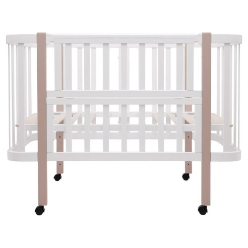 Детская кроватка Babyroom Луна LU-1Белый-Капучино — 17782
