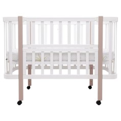 Дитяче ліжко Babyroom Місяць LU-1 Білий-Капучино