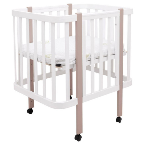 Детская кроватка Babyroom Луна LU-1Белый-Капучино — 17782
