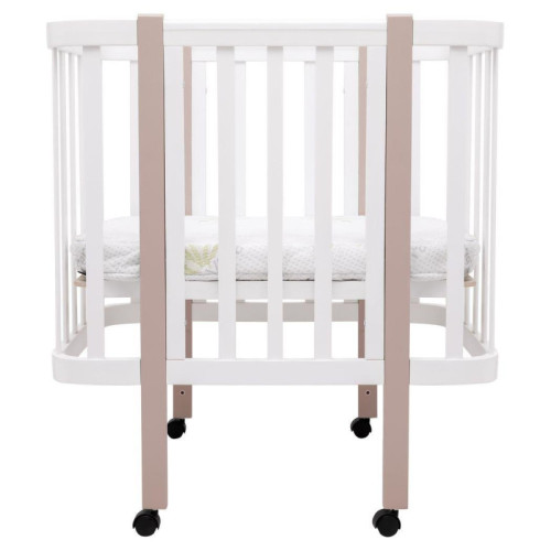 Детская кроватка Babyroom Луна LU-1Белый-Капучино — 17782