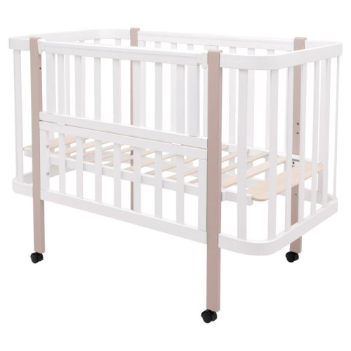 Детская кроватка Babyroom Луна LU-1Белый-Капучино — 17782