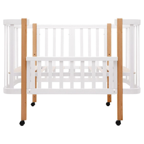 Детская кроватка Babyroom Луна LU-1 Белый-Натуральный — 17792 Детская кроватка Babyroom Луна LU-1 Белый-Натуральный — 17792