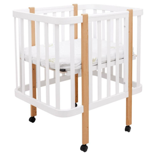 Детская кроватка Babyroom Луна LU-1 Белый-Натуральный — 17792 Детская кроватка Babyroom Луна LU-1 Белый-Натуральный — 17792