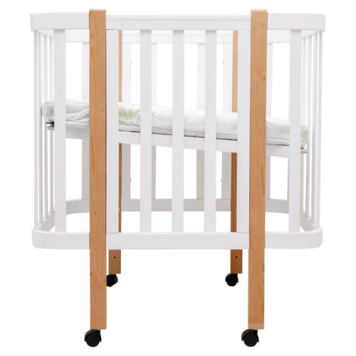 Детская кроватка Babyroom Луна LU-1 Белый-Натуральный — 17792 Детская кроватка Babyroom Луна LU-1 Белый-Натуральный — 17792