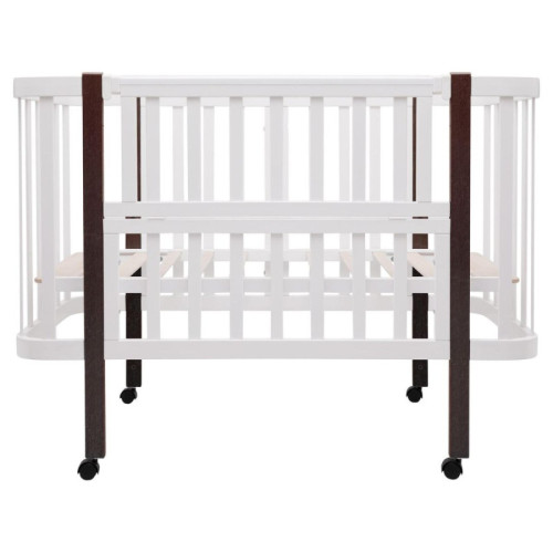 Детская кроватка Babyroom Луна LU-1 Белый-Венге — 17795 Детская кроватка Babyroom Луна LU-1 Белый-Венге — 17795