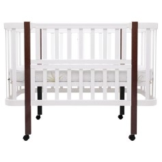 Дитяче ліжко Babyroom Місяць LU-1 Білий-Венге