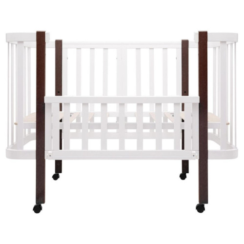 Детская кроватка Babyroom Луна LU-1 Белый-Венге — 17795 Детская кроватка Babyroom Луна LU-1 Белый-Венге — 17795