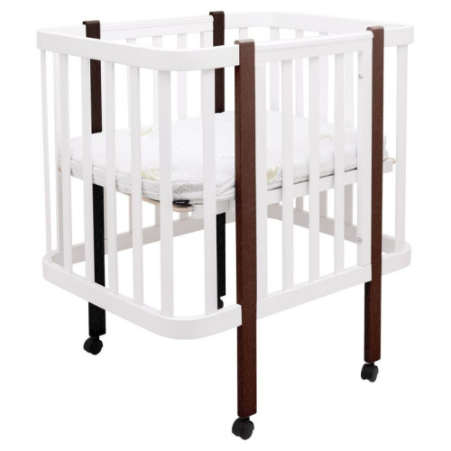 Детская кроватка Babyroom Луна LU-1 Белый-Венге — 17795 Детская кроватка Babyroom Луна LU-1 Белый-Венге — 17795