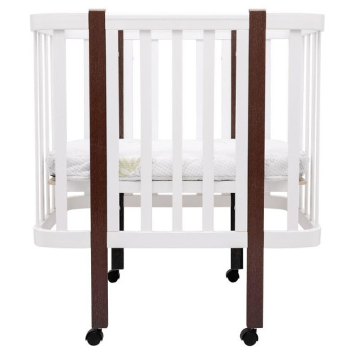 Детская кроватка Babyroom Луна LU-1 Белый-Венге — 17795 Детская кроватка Babyroom Луна LU-1 Белый-Венге — 17795
