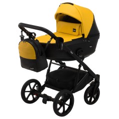 Коляска 2в1 Bair Kiwi ECO BK-63/15 Жовтий/чорний
