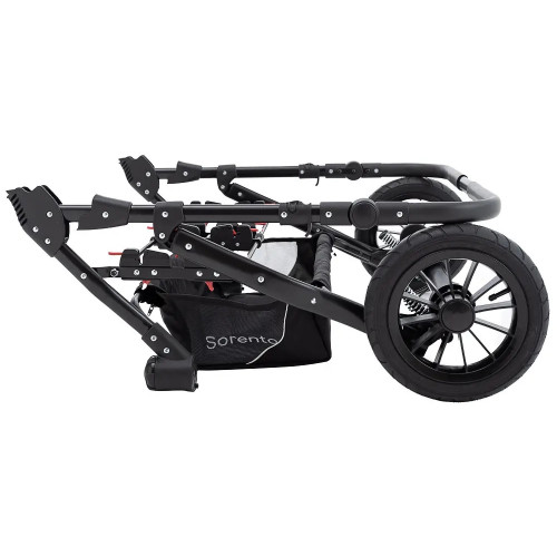 Коляска 2в1 для двійні Bair Sorento DUO BS-02 сірий / графіт — 3815 Коляска 2в1 для двійні Bair Sorento DUO BS-02 сірий / графіт — 3815