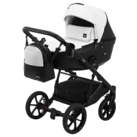 Коляска 2в1 Bair Kiwi ECO BK-51/15 Белый/черный