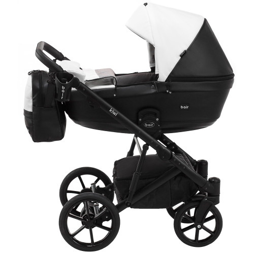 Коляска 2в1 Bair Kiwi ECO BK-51/15 Белый/черный — 3786 Коляска 2в1 Bair Kiwi ECO BK-51/15 Белый/черный — 3786