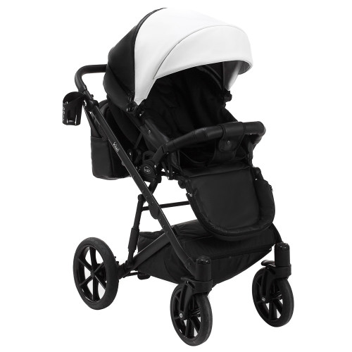 Коляска 2в1 Bair Kiwi ECO BK-51/15 Белый/черный — 3786 Коляска 2в1 Bair Kiwi ECO BK-51/15 Белый/черный — 3786