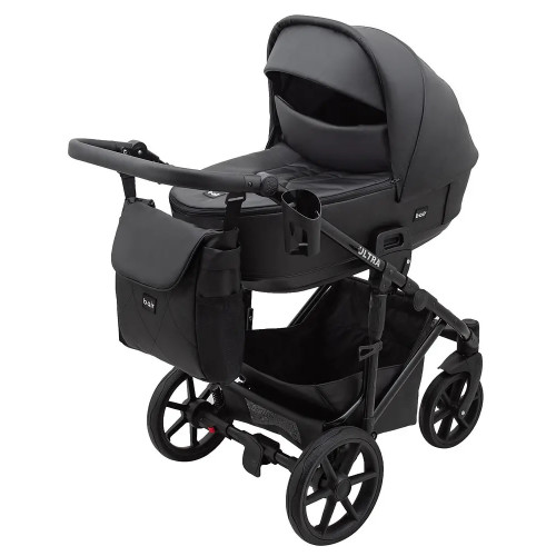 Коляска 2 в 1 Bair Ultra ECO U-36 Чорна