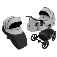 Коляска 2в1 Bair Onyx ECO OE-14 светло-серый