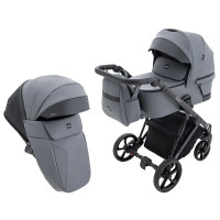 Коляска 2в1 Bair Zoom ECO ZE-47 темно-серый