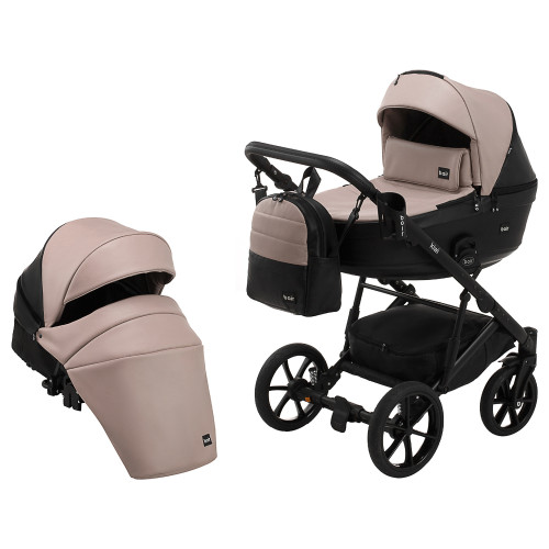 Коляска 2в1 Bair Kiwi ECO BK-18/15 Капучино/черный — 3176