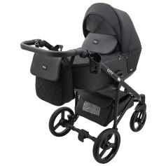 Коляска 2в1 Bair City Soft 452 Черный