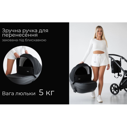 Коляска 2в1 Bair Next ECO 36 Черный — 4774 Коляска 2в1 Bair Next ECO 36 Черный — 4774