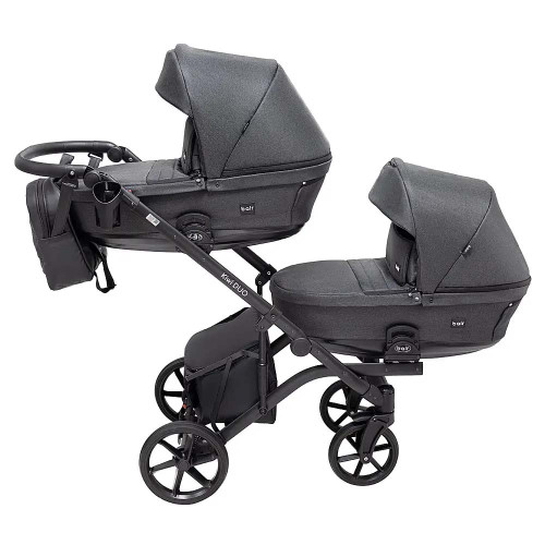 Коляска 2в1 для двойни Bair Kiwi DUO Soft BKD-219-1 графит (681857) — 17798 Коляска 2в1 для двойни Bair Kiwi DUO Soft BKD-219-1 графит (681857) — 17798