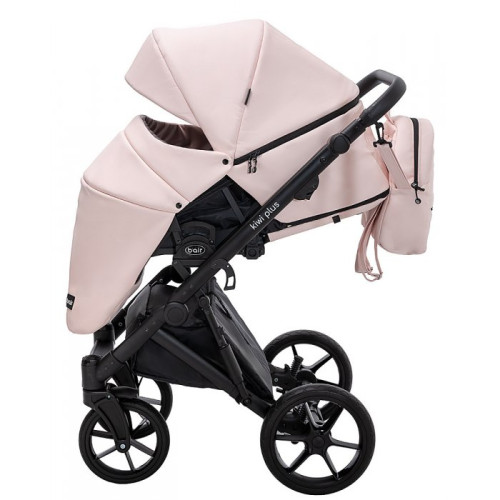 Коляска 2 в 1 Bair Kiwi Plus ECO BKP-28 рожева пудра — 21357