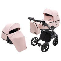 Коляска 2 в 1 Bair Kiwi Plus ECO BKP-28 рожева пудра