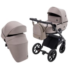 Коляска 2 в 1 Bair Kiwi Plus Soft BKP-455 капучино