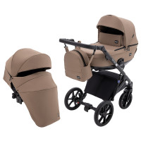 Коляска 2 в 1 Bair Kiwi Plus Soft BKP-857 темное капучино