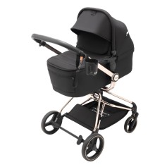 Дитяча коляска 2 в 1 Bair Moon Gold Edition MG-01 чорний (680930)