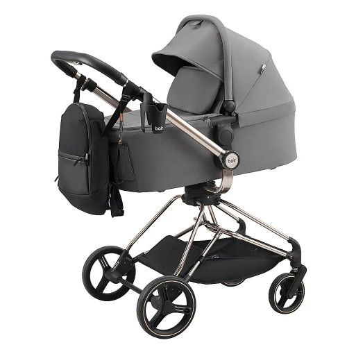 Дитяча коляска 2 в 1 Bair Moon Gold Edition MG-02 темно-сірий (680935)