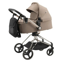 Детская коляска 2 в 1 Bair Moon Gold Edition MG-03 капучино (680931)