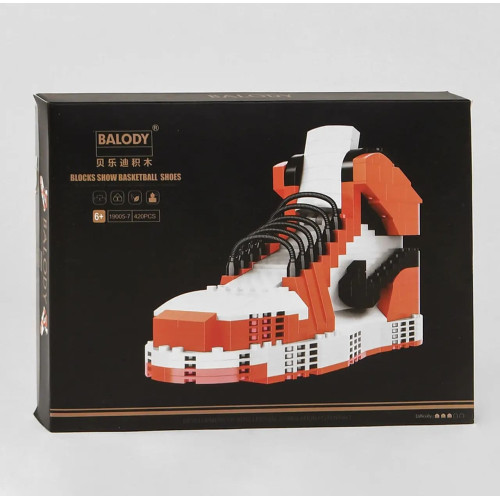 Дитячий конструктор Balody Спортивний кросівок Nike, 420 дет. (19005-7)