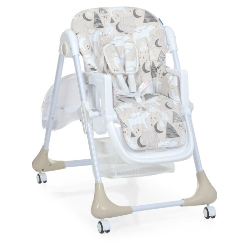Стільчик для годування Bambi M 3233 Mommy Bear Beige — 3573