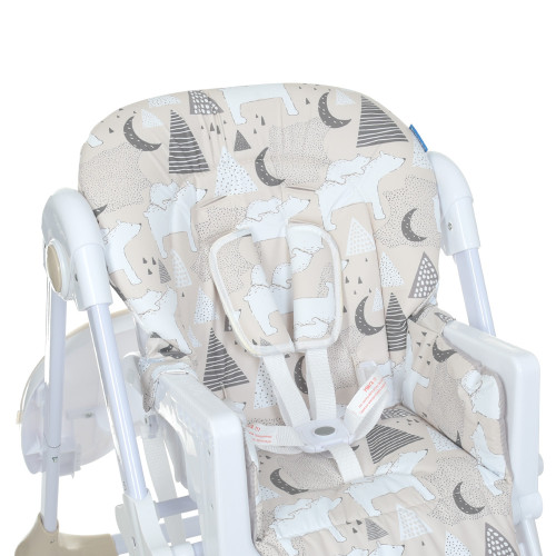 Стільчик для годування Bambi M 3233 Mommy Bear Beige — 3573