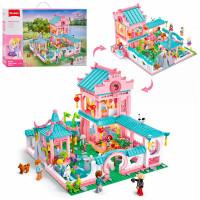 Конструктор Girls Dream Вілла в китайському стилі, 1092 деталей Sluban M38-B1116