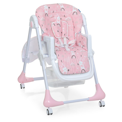 Стільчик для годування Bambi M 3233 Rabbit Girl Pink — 3940