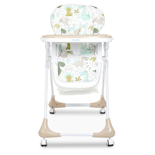 Стільчик для годування Bambi M 3233 Dino Beige — 3702 Стільчик для годування Bambi M 3233 Dino Beige — 3702