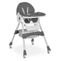 Стульчик для кормления Bambi M 6302 Gray