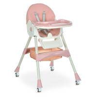 Стульчик для кормления Bambi M 6302 Pink