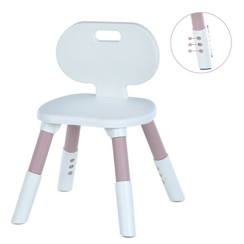 Детский столик Bambi со стульчиком, розовый (M 6178-8) — 20666