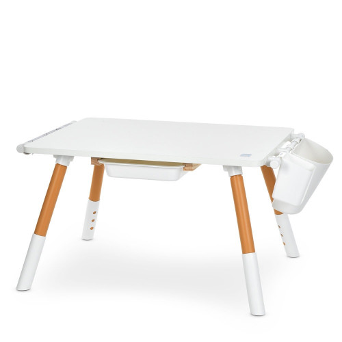Детский столик Bambi со стульчиком и полкой, белая поверхность (M 6319-1) — 25503